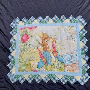 Peter Rabbit Beatrix Potter Patchwork Pillow Sham Standard Size